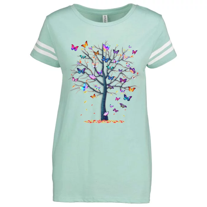 Funny Butterfly Saying Grey Classic Fit Enza Ladies Jersey Football T-Shirt