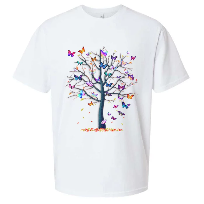 Funny Butterfly Saying Grey Classic Fit Sueded Cloud Jersey T-Shirt