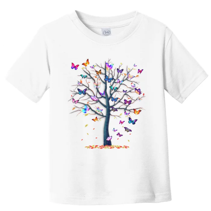 Funny Butterfly Saying Grey Classic Fit Toddler T-Shirt