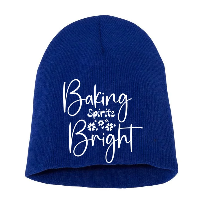 Funny Baking Spirits Bright Cooking Baker Gift Short Acrylic Beanie