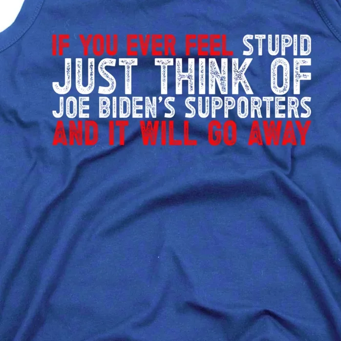 Funny Biden Supporter Retro Design Great Gift Tank Top