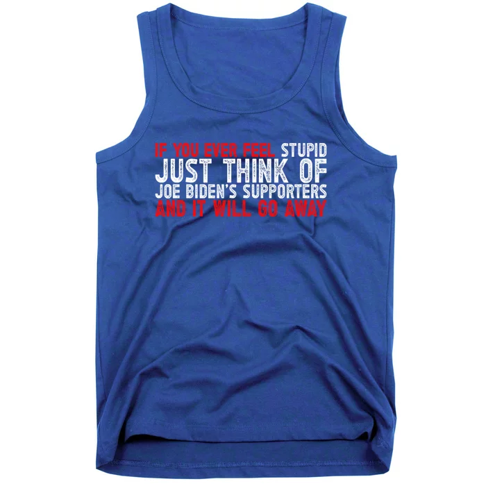 Funny Biden Supporter Retro Design Great Gift Tank Top