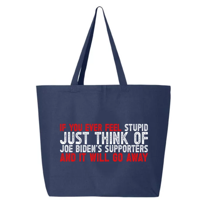 Funny Biden Supporter Retro Design Great Gift 25L Jumbo Tote