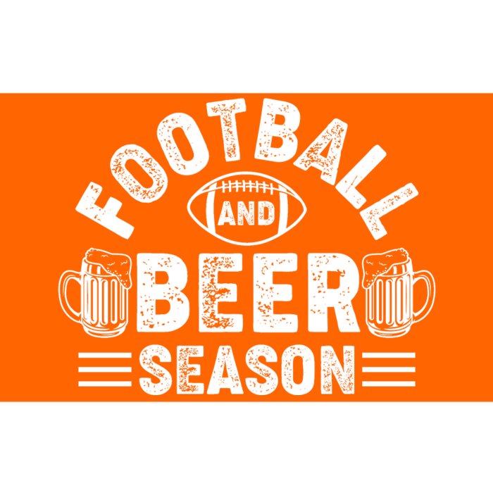 Football & Beer Season Graphic Bumper Sticker