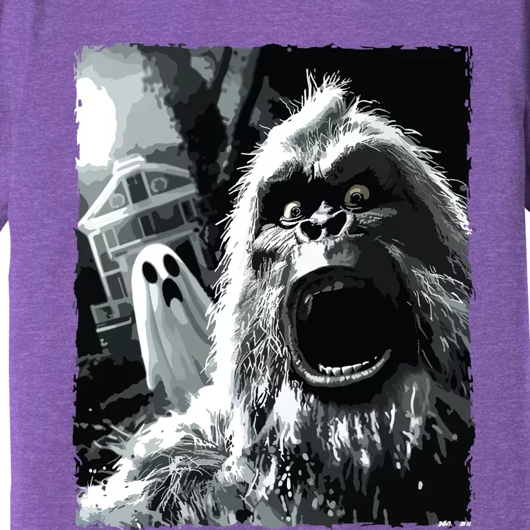 Funny Bigfoot Sasquatch Halloween Premium T-Shirt