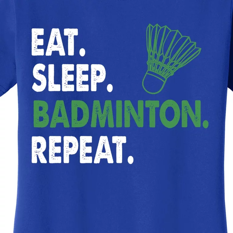 Funny Badminton Shuttlecock Novelty Tee Gift Women's T-Shirt