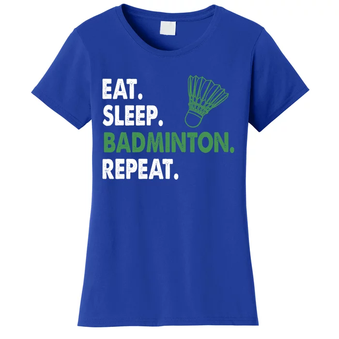 Funny Badminton Shuttlecock Novelty Tee Gift Women's T-Shirt