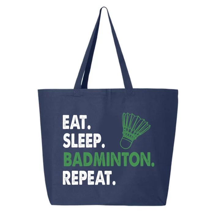 Funny Badminton Shuttlecock Novelty Tee Gift 25L Jumbo Tote