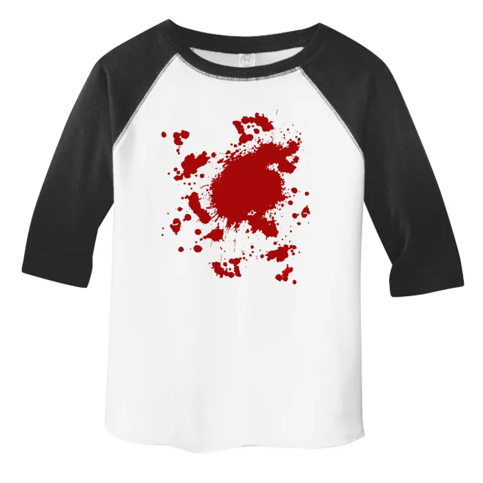 Fake Blood Splatter Gag Fancy Dress Toddler Fine Jersey T-Shirt