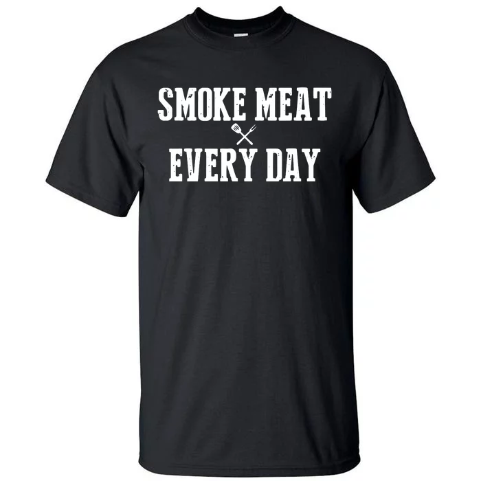 Funny BBQ Smoker Accessory Pitmaster Dad Grilling Gift Tall T-Shirt