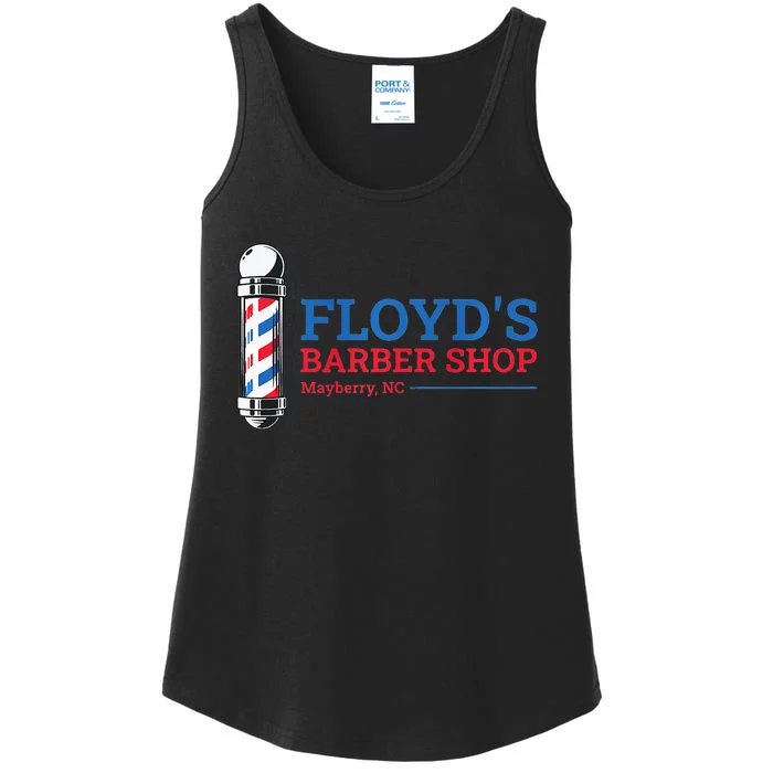 Floyds Barber Shop Mayberry North Carolina Ladies Essential Tank