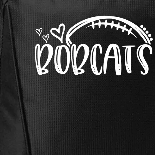 Football Bobcat School Sports Fan Team Spirit Great Gift City Backpack