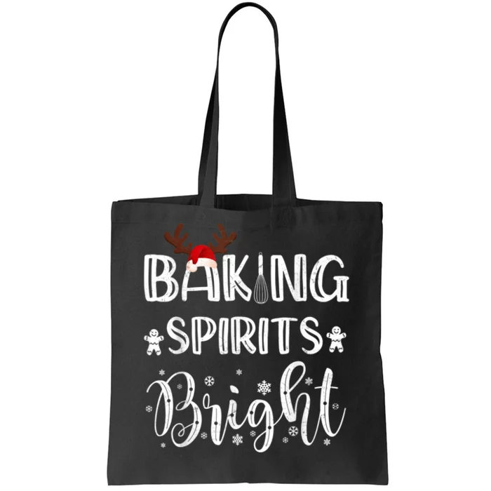 Funny Baking Spirits Bright Christmas Tote Bag