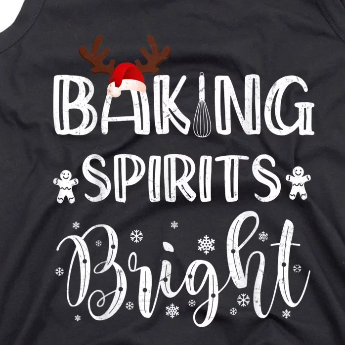 Funny Baking Spirits Bright Christmas Tank Top