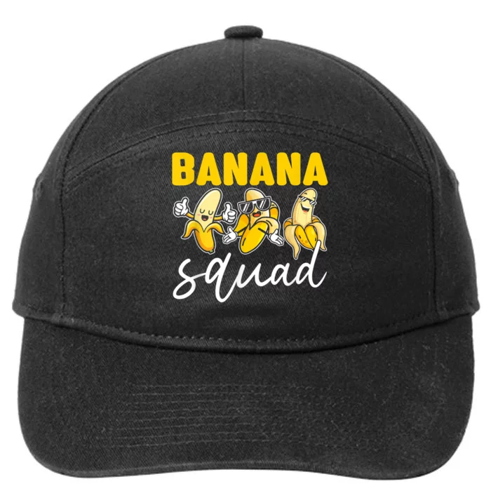 Funny BANANA SQUAD Shirt That’s Bananas Halloween Costume 7-Panel Snapback Hat