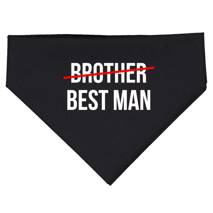 From Brother To Best Wedding Party Grooms Proposal Gift USA-Made Doggie Bandana