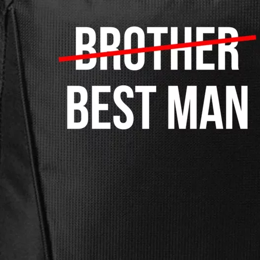 From Brother To Best Wedding Party Grooms Proposal Gift City Backpack