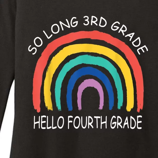 Funny Back To School So Long 3Rd Grade Hello Fourth Grade Great Gift Womens CVC Long Sleeve Shirt