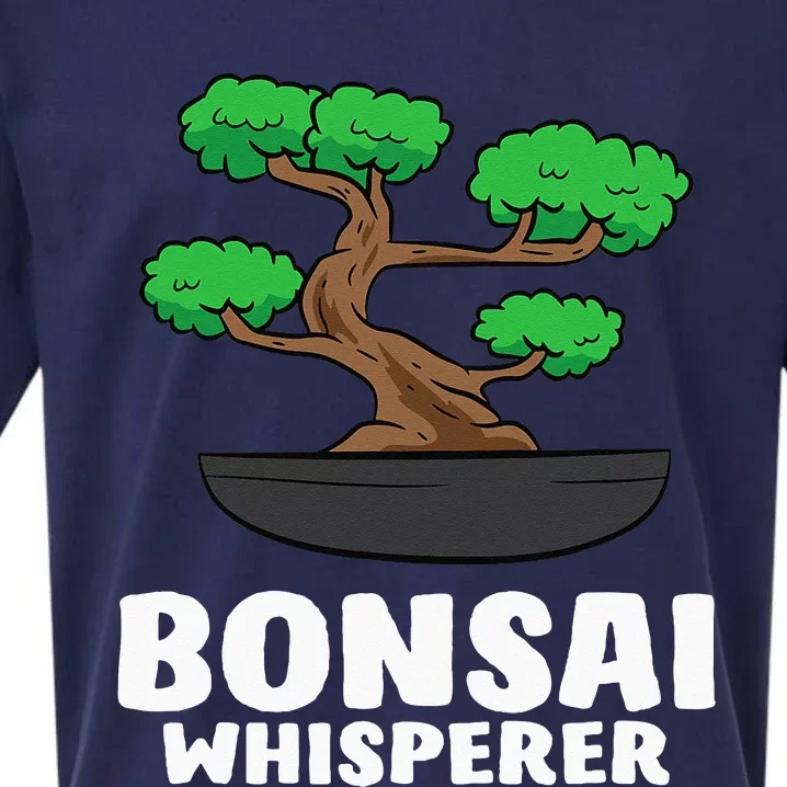 Funny Bonsai Tree Funny Japanese Bonsai Tree Whisperer Sueded Cloud Jersey T-Shirt