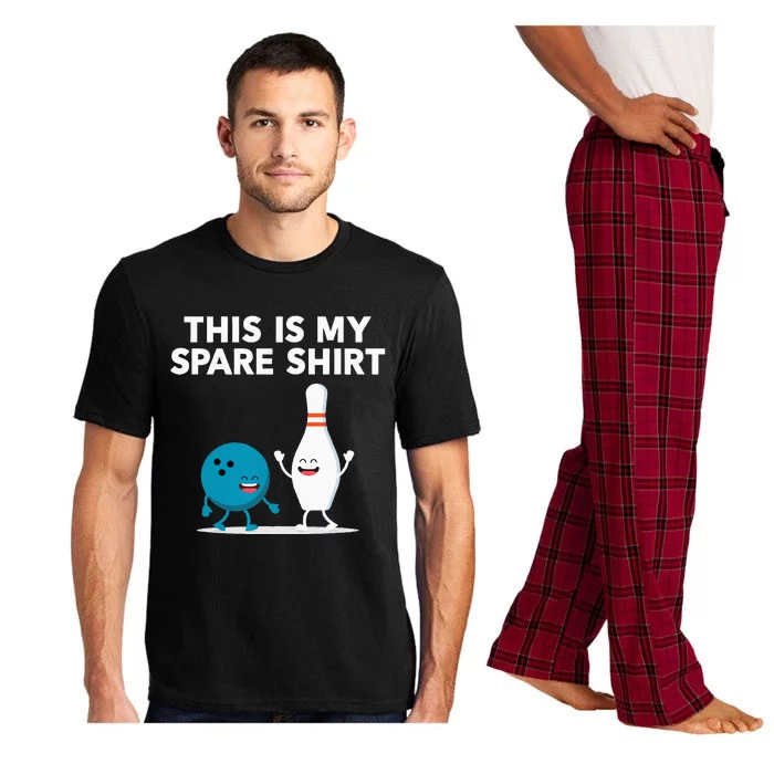 Funny Bowling Tee Spare Pajama Set