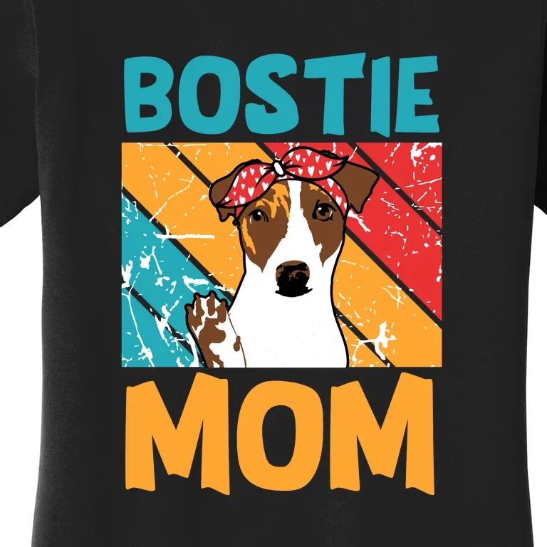 Funny Boston Terrier Mom Mother's Day Women's T-Shirt