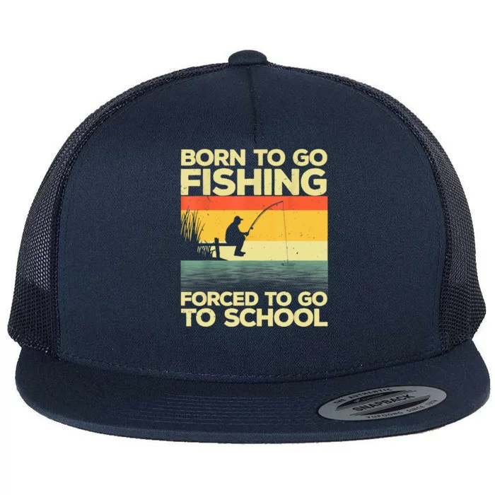 Funny Born To Fishing Forced To Go To School Meme Fishing