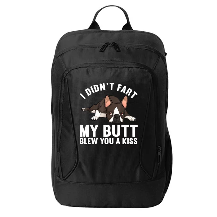 Funny Boston Terrier Art For Boston Terrier Lovers City Backpack