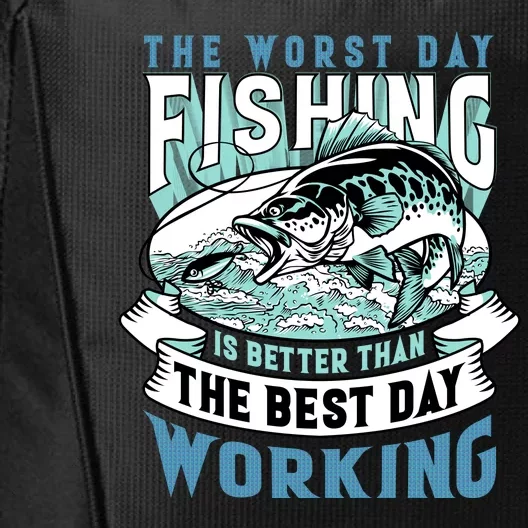 Fishing Better Than Working City Backpack