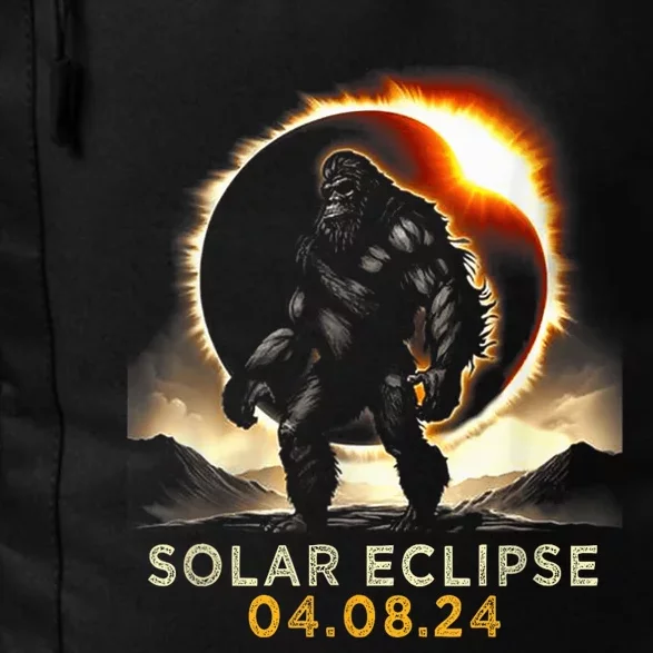 Funny Bigfoot Total Solar Eclipse 4.08.2024 Apparel Daily Commute Backpack