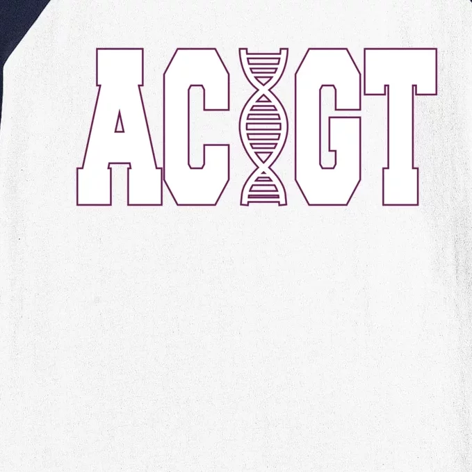 Funny Biology Teacher Science Dna Atgc Cute Gift Great Gift Baseball Sleeve Shirt