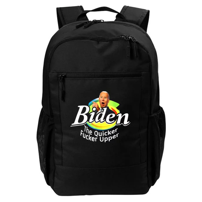 Funny Biden The Quicker Fer Upper Daily Commute Backpack