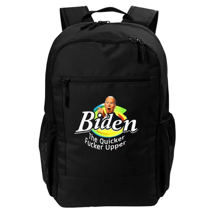 Funny Biden The Quicker Fer Upper Women Men Daily Commute Backpack