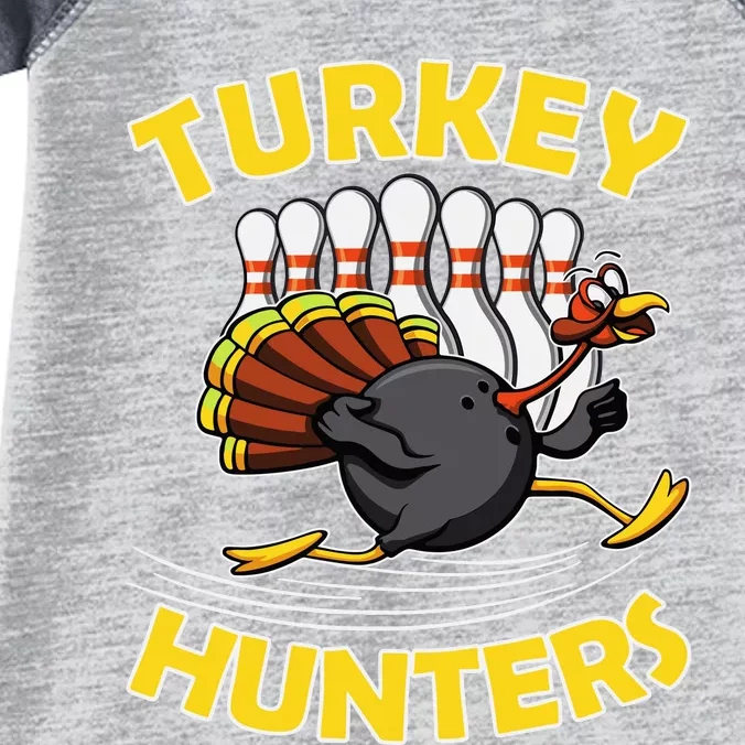 Funny Bowling Turkey Hunters Infant Baby Jersey Bodysuit