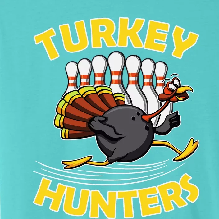 Funny Bowling Turkey Hunters ChromaSoft Performance T-Shirt