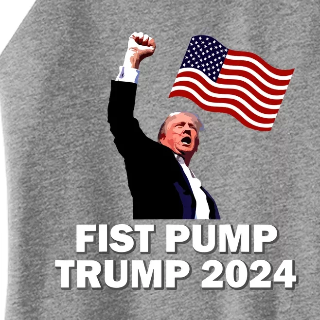 Fist Bump Trump 2024 Women’s Perfect Tri Rocker Tank