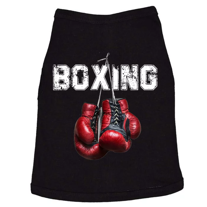 Funny Boxing TShirt I Love Boxing Tshirt Doggie Tank