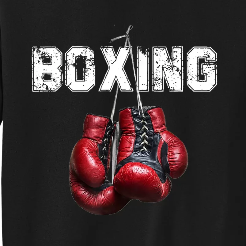 Funny Boxing TShirt I Love Boxing Tshirt Tall Sweatshirt