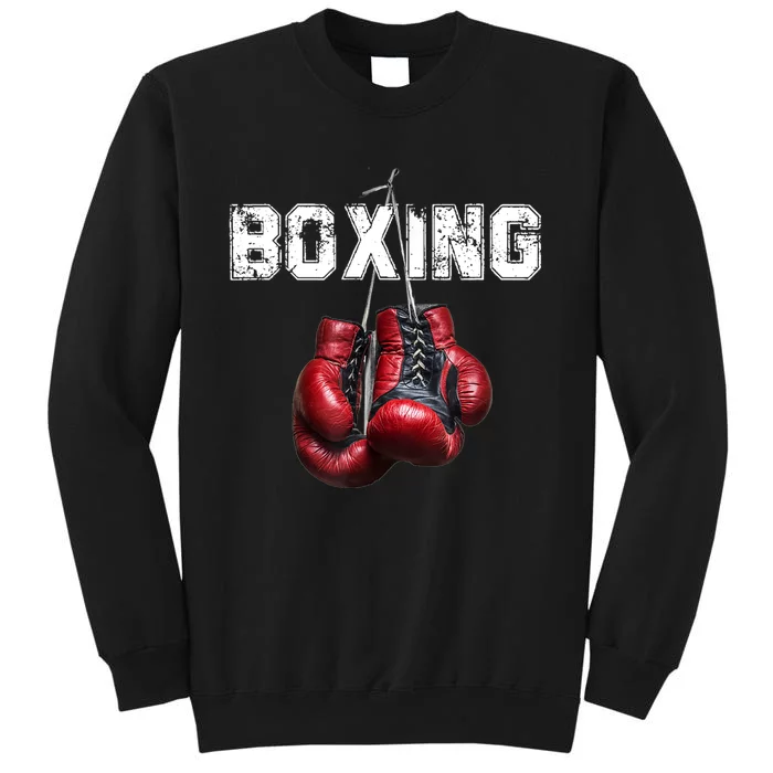 Funny Boxing TShirt I Love Boxing Tshirt Tall Sweatshirt