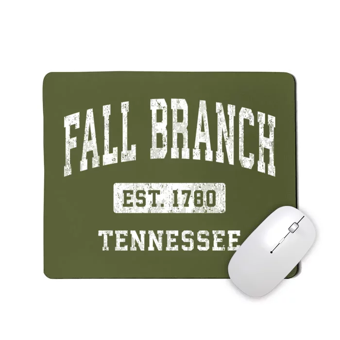 Fall Branch Tennessee Tn Vintage Athletic Sports Mousepad