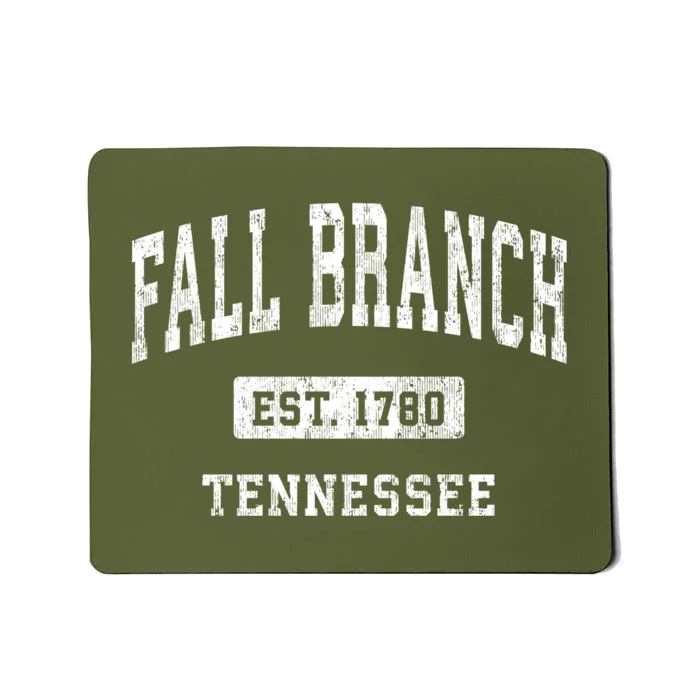 Fall Branch Tennessee Tn Vintage Athletic Sports Mousepad