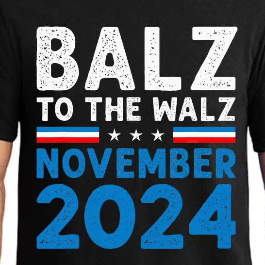 Funny Balz To The Walz Kamala Harris Tim Walz 2024 Pajama Set