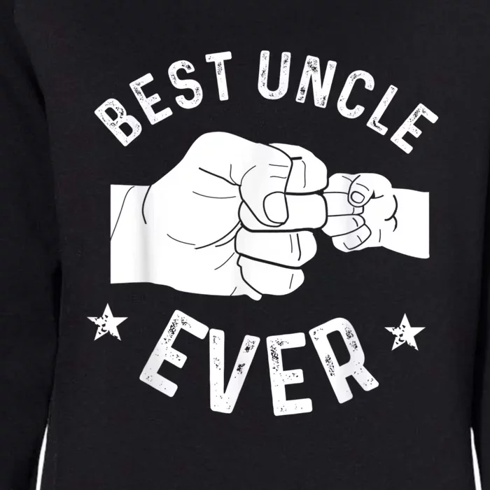 Funny Best Uncle Ever Fistbump Womens California Wash Sweatshirt