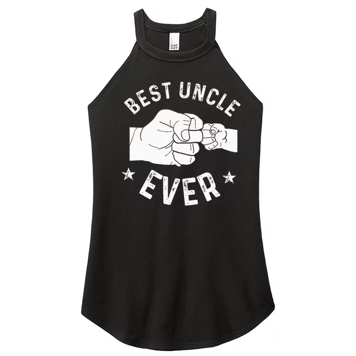 Funny Best Uncle Ever Fist Bump Women’s Perfect Tri Rocker Tank