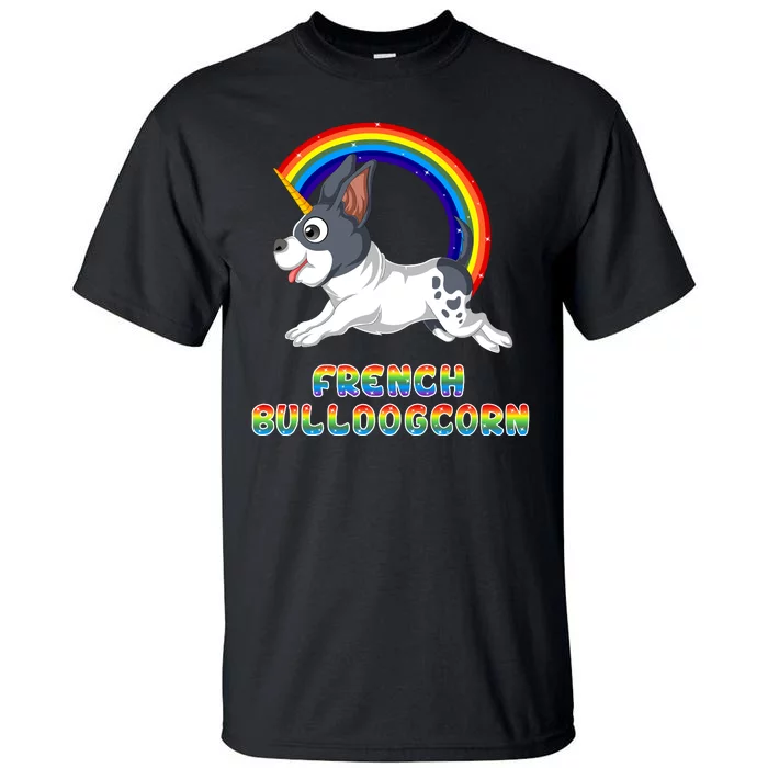 French Bulldog Unicorn Tall T-Shirt