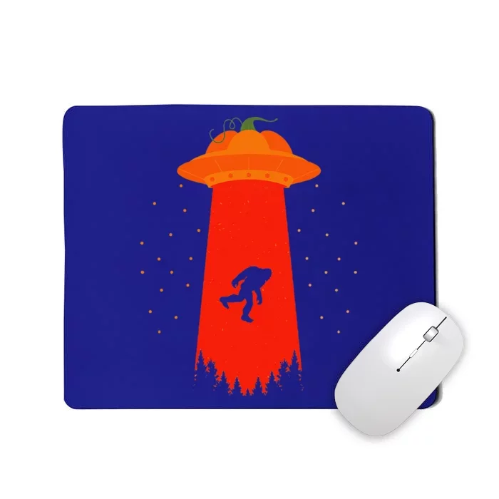 Funny Bigfoot UFO Abduction Alien Sasquatch Halloween Gifts Mousepad