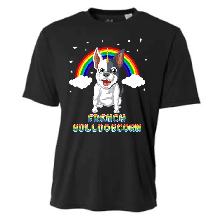 French Bulldog Unicorn Cooling Performance Crew T-Shirt