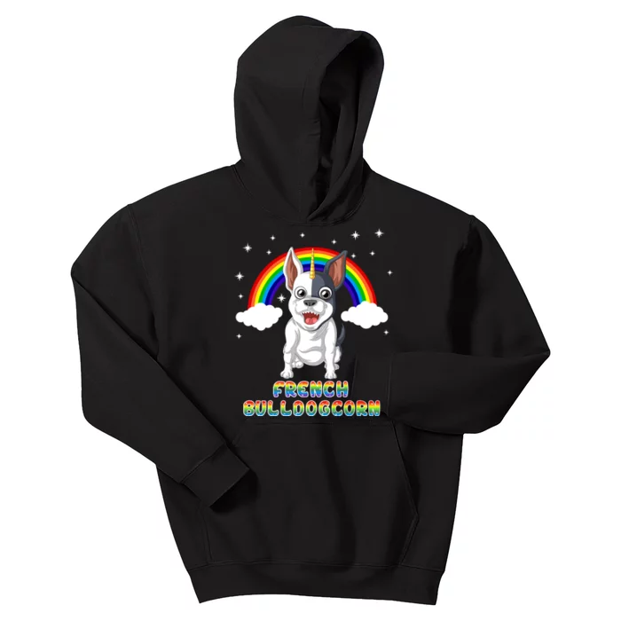 French Bulldog Unicorn Kids Hoodie