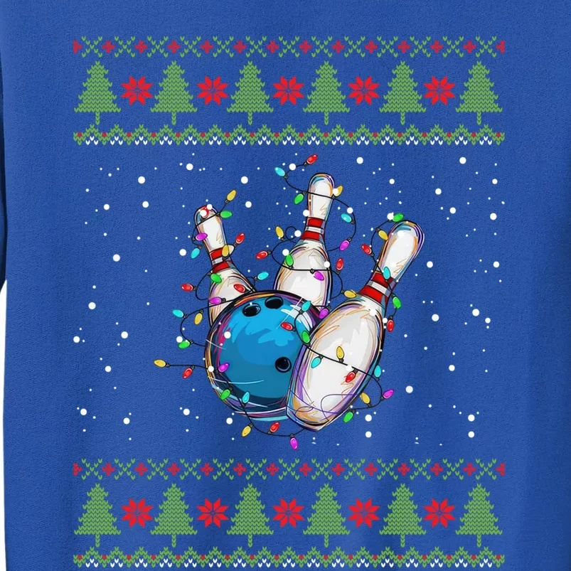 Funny Bowling Ugly Christmas Sweater Sport Bowls Xmas Gift Sweatshirt