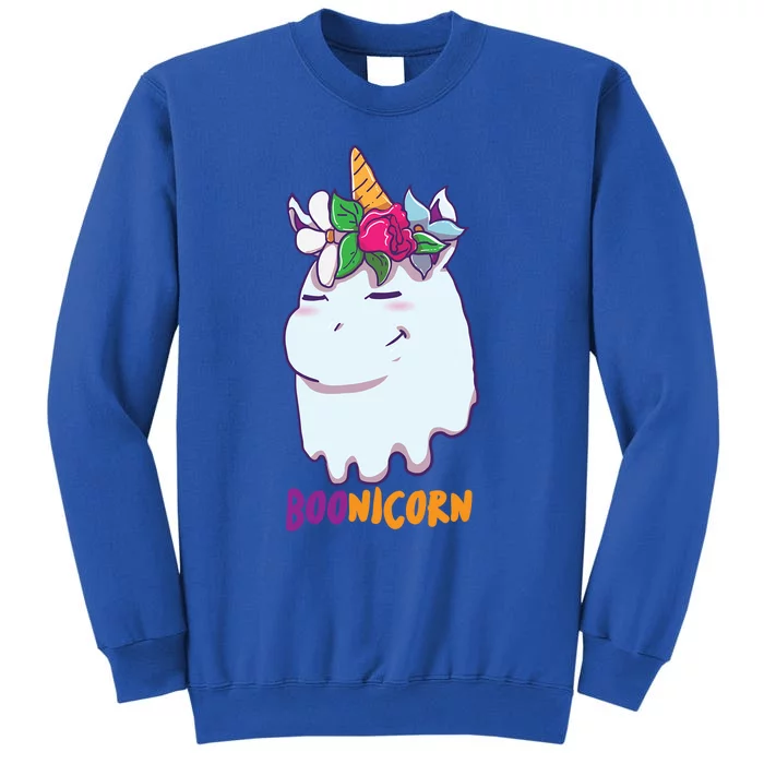 Funny Boonicorn Unicorn Ghost Halloween And Meaningful Gift Tall Sweatshirt