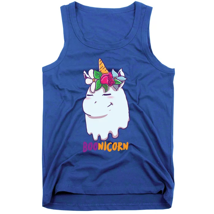 Funny Boonicorn Unicorn Ghost Halloween And Meaningful Gift Tank Top